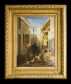 Zacharie Noterman (c.1820-1890) - Cour de ferme animée