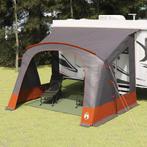 vidaXL Caravan Tent met dak Grijs en Oranje 410 x 275 x 245, Verzenden, Nieuw