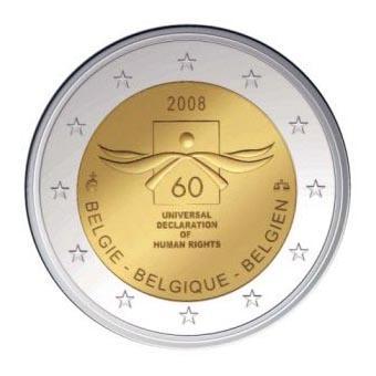 België 2 Euro Mensenrechten 2008 UNC