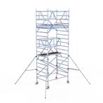 Rolsteiger Professional 135x190 6,2m werkhoogte vrijstaand, Doe-het-zelf en Verbouw, Steigers, Verzenden, Nieuw, Rolsteiger of Kamersteiger