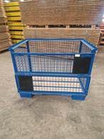 Gitterbox 1240x835x970mm blauw, gebruikt (A-grade), Zakelijke goederen, Ophalen of Verzenden