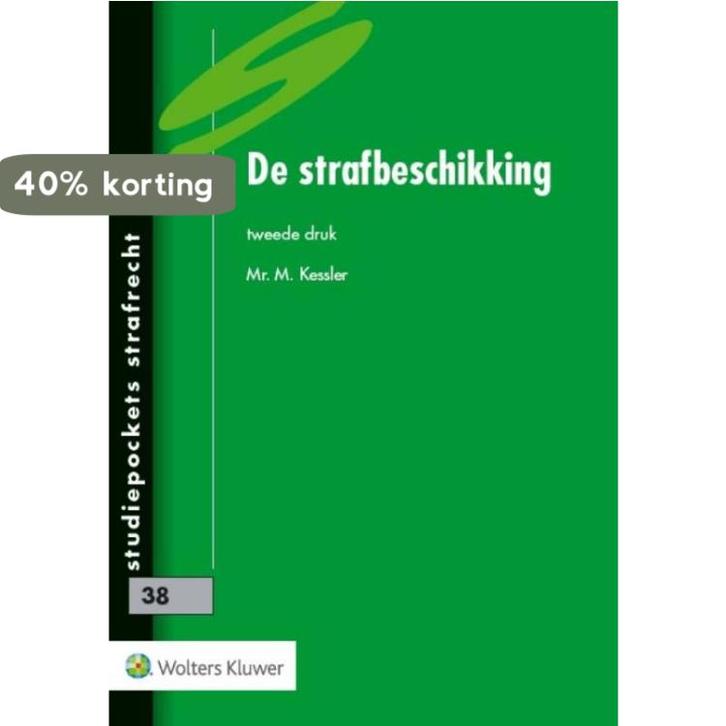 De strafbeschikking / Studiepockets strafrecht 9789013129298, Boeken, Wetenschap, Zo goed als nieuw, Verzenden