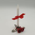 Nicchi - Piccolo candeliere con agrifoglio natalizio in