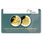 Duitsland 2 Euro Rheinland-Pfalz 2017 Coincard F, Postzegels en Munten, Munten | Europa | Euromunten, Verzenden