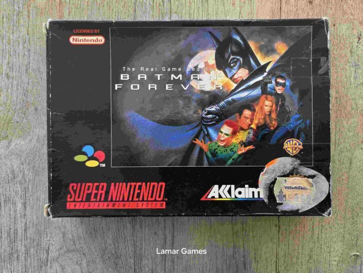 Batman forever zonder boekje (SNES tweedehands game), Spelcomputers en Games, Games | Nintendo NES, Zo goed als nieuw, Ophalen of Verzenden