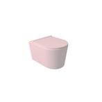 Wandcloset Civita 50x35x36.5cm Keramiek Rimless Mat Roze, Ophalen of Verzenden, Nieuw, Overige typen