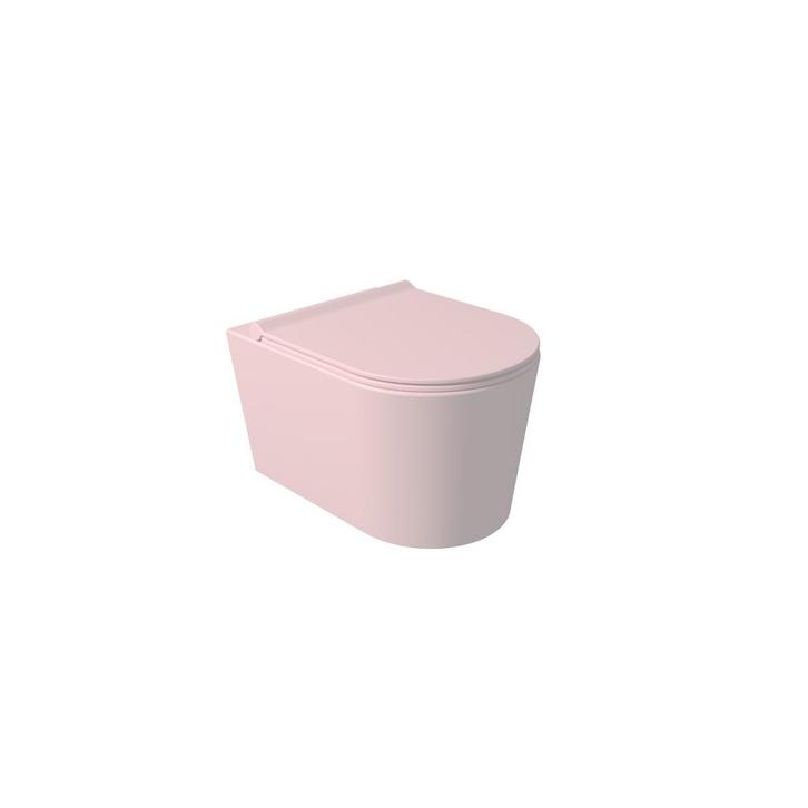Wandcloset Civita 50x35x36.5cm Keramiek Rimless Mat Roze, Doe-het-zelf en Verbouw, Sanitair, Overige typen, Nieuw, Ophalen of Verzenden