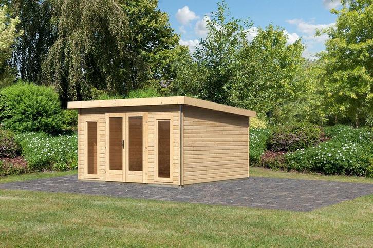 Karibu tuinhuis Radeburg 3, 406 x 393 cm, Tuin en Terras, Tuinhuizen