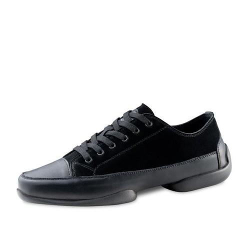 Anna Kern  4005 zwarte Heren Danssneakers met Splitzool, Sport en Fitness, Ballet, Verzenden