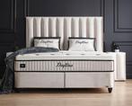 Opberg Boxspring Daytona Beige - 140x200 cm, Verzenden, Nieuw, Beige, Modern