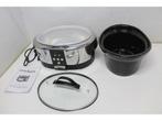 Crock Pot CR605 - Slowcooker - 5.7 liter - Zilver/Zwart, Witgoed en Apparatuur, Slowcookers, Verzenden, Zo goed als nieuw