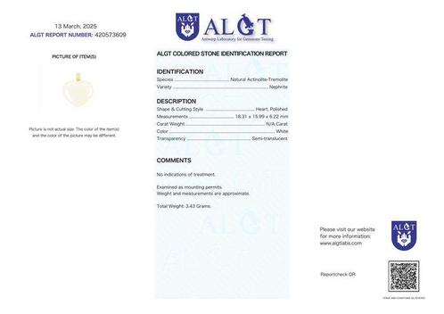 Geen minimumprijs - ALGT-gecertificeerd - Exclusieve, Verzamelen, Mineralen en Fossielen