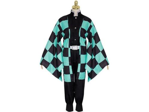 Demon Slayer Tanjiro Mantel – Cosplay Cape – Eén Maat –, Huis en Inrichting, Woonaccessoires | Overige, Nieuw, Verzenden