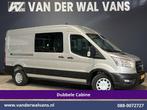 Ford Transit | 2.0 TDCI 131pk L3H2 Dubbele Cabine Euro6, Auto's, Gebruikt, Euro 6, Wit, Dealer onderhouden
