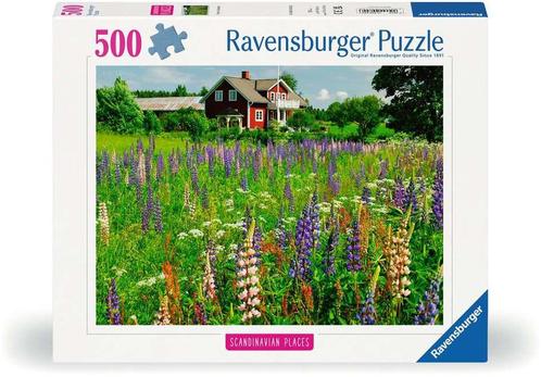 Boerderij in Zweden puzzel Puzzel (500 stukjes) |, Hobby en Vrije tijd, Denksport en Puzzels, Nieuw, Verzenden