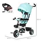 2 In 1 Kinder Driewieler Jogger Met Stuursysteem Hengelmand