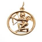 Gouden hanger van Cupido (14 karaat) (Alle Gouden sieraden), Ophalen of Verzenden, Gebruikt, Goud, Overige merken