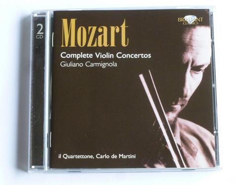 Mozart - Complete Violin Concertos . Giuliano Carmignola (2, Cd's en Dvd's, Cd's | Klassiek, Verzenden