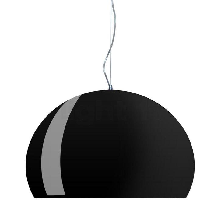 Kartell FL/Y Hanglamp, zwart (Hanglampen, Binnenlampen), Huis en Inrichting, Lampen | Hanglampen, Nieuw, Verzenden