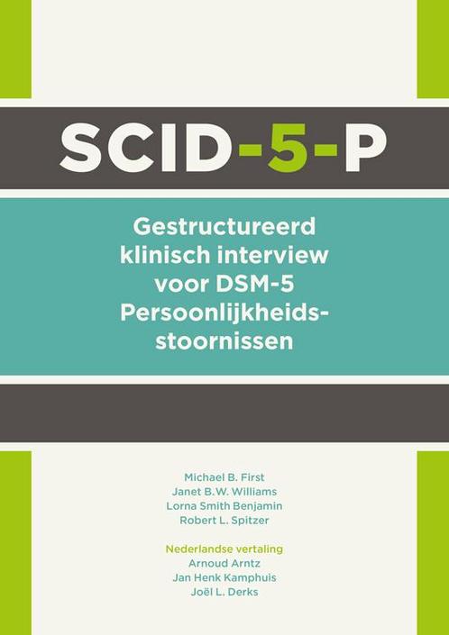 SCID-5-P 9789024406463 Janet B.W. Williams, Boeken, Psychologie, Gelezen, Verzenden