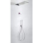 Tres electronische inbouw doucheset met regendouche chroom, Ophalen of Verzenden, Nieuw, Chroom, Kraan