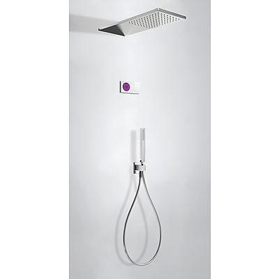 Tres electronische inbouw doucheset met regendouche chroom, Doe-het-zelf en Verbouw, Sanitair, Kraan, Nieuw, Chroom, Ophalen of Verzenden