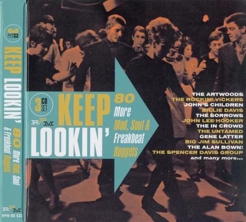 cd digi - Various (BOX) - Keep Lookin: 80 More Mod, Soul..., Cd's en Dvd's, Cd's | Rock, Zo goed als nieuw, Verzenden