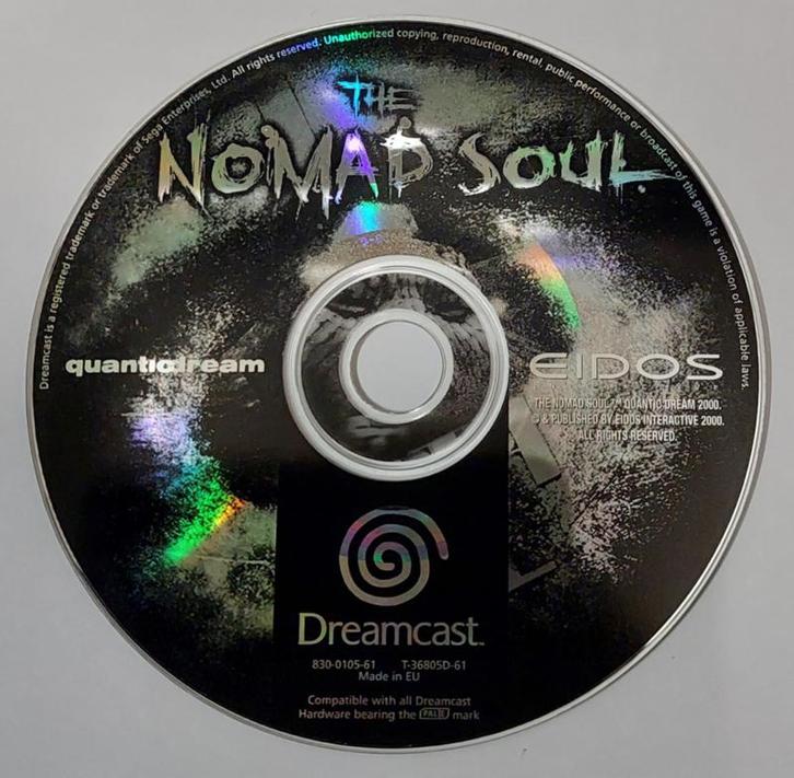 The nomad soul losse disc (Dreamcast tweedehands game), Spelcomputers en Games, Games | Sega, Zo goed als nieuw, Ophalen of Verzenden