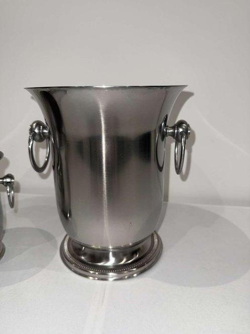 Jean Couzon - Champagne koeler (2) - Inox - Frankrijk, Antiek en Kunst, Antiek | Keukenbenodigdheden