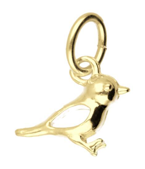 Gouden Mus vogel klein kettinghanger, Sieraden, Tassen en Uiterlijk, Kettinghangers, Verzenden