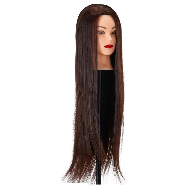 Gabbiano Oefenhoofd Kapper - 60 cm Haarlengte - Synthetisch, Huis en Inrichting, Tafels | Salontafels, Ophalen of Verzenden