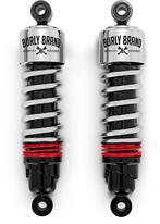 Burly Brand FLH Slammer Shocks - Chrome - B28-1204, Ophalen of Verzenden, Nieuw