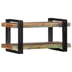 vidaXL Wandschap massief gerecycled hout meerkleurig, Verzenden, Nieuw