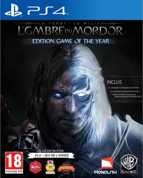 Middle Earth Shadow Of Mordor - Game Of The Year Edition -, Spelcomputers en Games, Games | Sony PlayStation 4, Verzenden