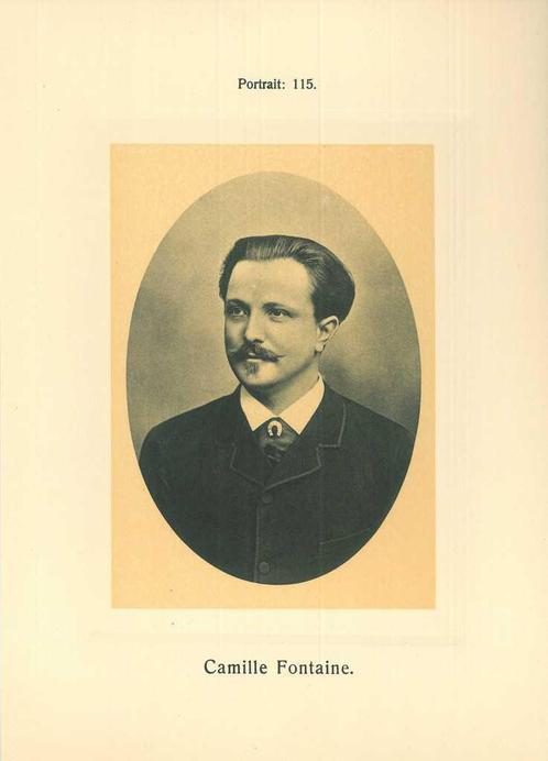 Portrait of Camille Fontaine, Antiek en Kunst, Kunst | Etsen en Gravures