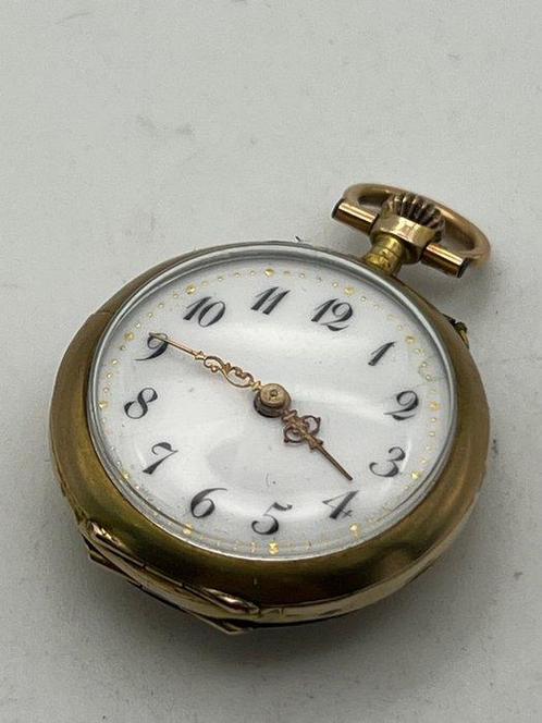 Cilindro Cassa Metallo con cristalli . Remontoir Cylindre 10, Sieraden, Tassen en Uiterlijk, Horloges | Heren