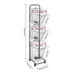 Wasmand Organizer 3-laags – Verrijdbaar Metaal, Huis en Inrichting, Verzenden, Nieuw