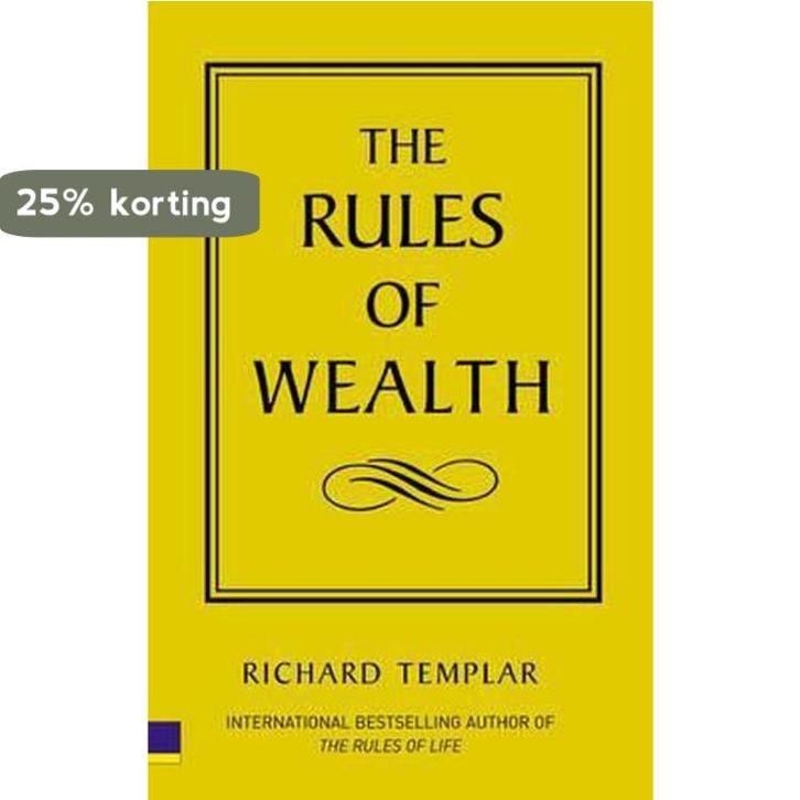The Rules of Wealth 9780273710196 Richard Templar, Boeken, Taal | Engels, Gelezen, Verzenden