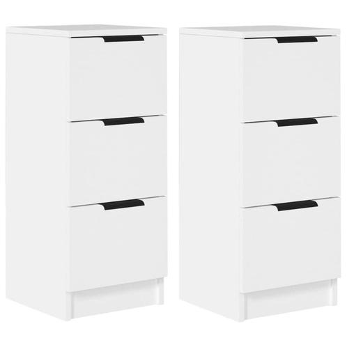 Witte Dressoirs (2 stuks) 30x30 | Tweedekansje | OP=OP, Huis en Inrichting, Kasten | Dressoirs, Minder dan 50 cm, 25 tot 50 cm