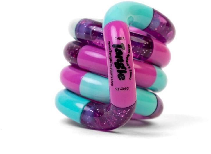 Tangle Junior Classic (Lichtblauw / Paars) | Tangle - Hobby, Kinderen en Baby's, Speelgoed | Overig, Nieuw, Verzenden