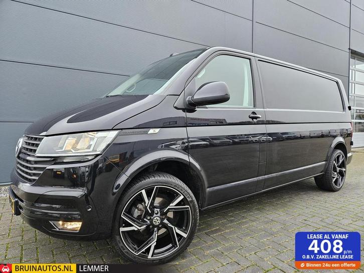 Volkswagen Transporter | Zakelijke Lease v.a. €473.08 pm, Auto's, Bestelauto's, Lease, Automaat, Diesel, Zwart, Volkswagen, Financial lease