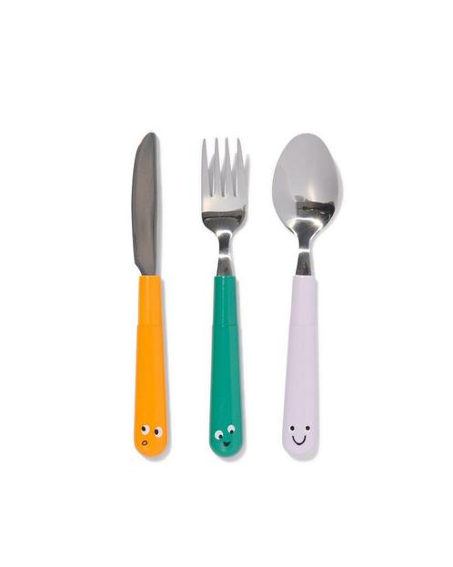 HEMA Kinderbestek gezichtje, Huis en Inrichting, Keuken | Bestek, Nieuw, Verzenden