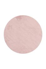 Rond Wasbaar Vloerkleed | Sky | Uni | Rosé | 200x200 cm, Verzenden, Nieuw