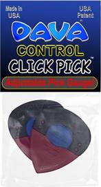 Dava DAV-7724 Click Pick plectrum 1.65 mm 2-pack, Ophalen of Verzenden, Nieuw, Akoestische gitaar
