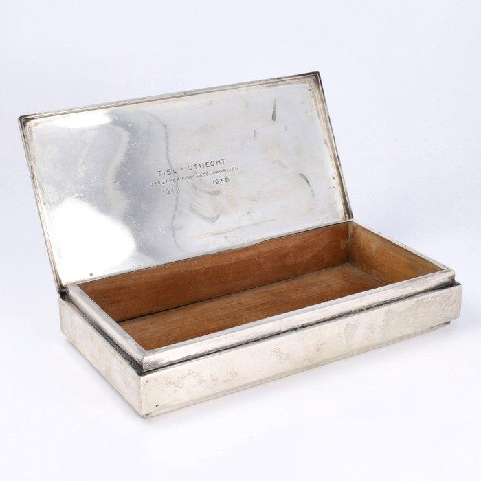 Carl M. Cohr (Denemarken) - Sigarendoos - .830 zilver, Antiek en Kunst, Antiek | Goud en Zilver