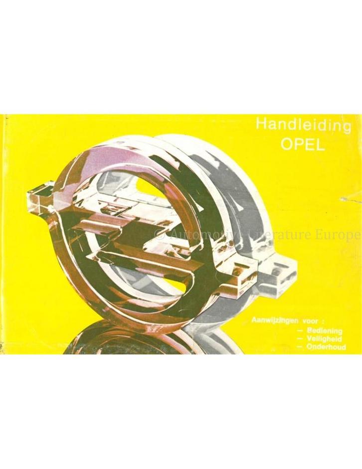 1980 OPEL ASCONA | KADETT | MANTA | REKORD INSTRUCTIEBOEKJE, Auto diversen, Handleidingen en Instructieboekjes