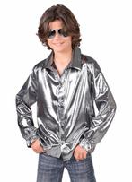 Disco blouse zilver kind, Kleding | Dames, Ophalen of Verzenden, Nieuw