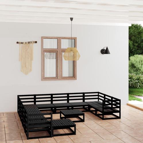 vidaXL 13-delige Loungeset massief grenenhout, Tuin en Terras, Tuinsets en Loungesets, Loungeset, Nieuw, Verzenden