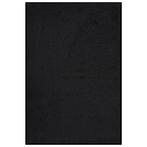 vidaXL Deurmat 80x120 cm zwart, Verzenden, Nieuw