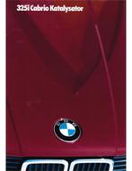 1986 BMW 3 SERIES CABRIOLET KATALYSATOR BROCHURE DUITS, Nieuw, BMW, Author